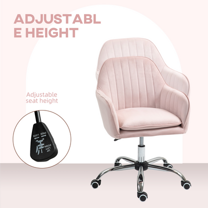 HOMCOM Office Chair, Swivel Desk Chair w/ Adjustable Height
