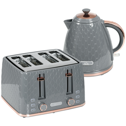 HOMCOM Electric Kettle, Fast Boil, 1.7L, 3kW, Swivel, Auto Shut-off