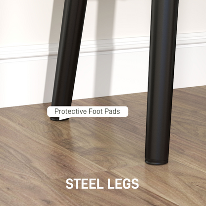HOMCOM End of Bed Bench with Thick Padding for Entryway