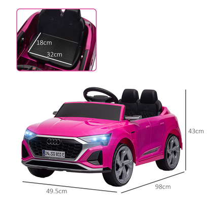 AIYAPLAY Audi Q8 e-tron Sportback Kids Electric Car w/ Remote