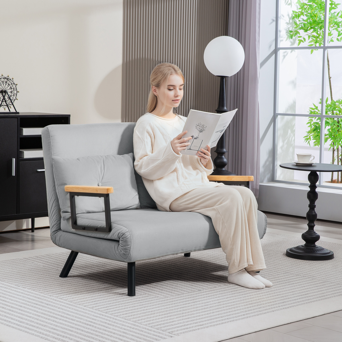 Versatile Loveseat Sofa Bed – Adjustable Comfort & Stylish Design