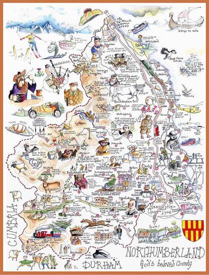 Northumberland - Tim Bulmer 1000 piece Jigsaw