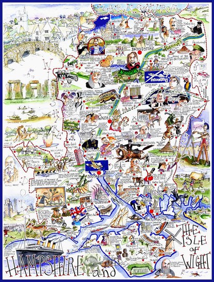 Hampshire - Tim Bulmer 1000 piece Jigsaw