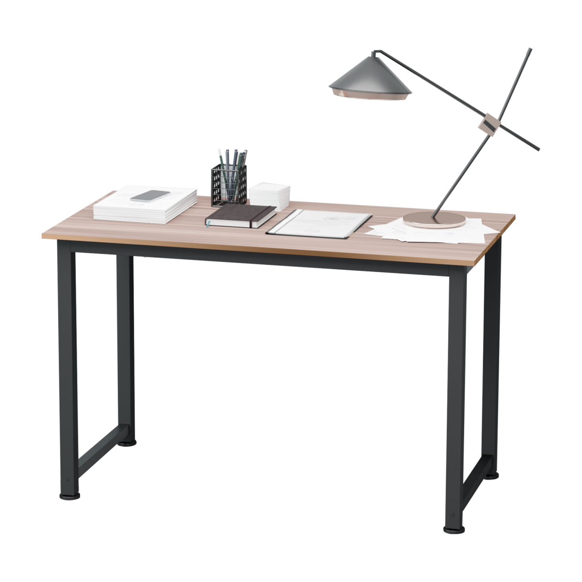 HOMCOM Computer Desk Dining Table Writing Table with Metal Frame