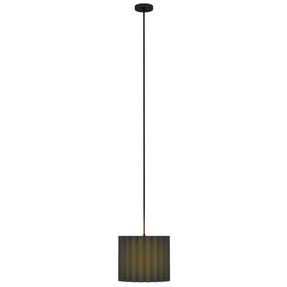 HOMCOM Linen Pendant Light, E27 Lampshade for Living Room, Bedroom