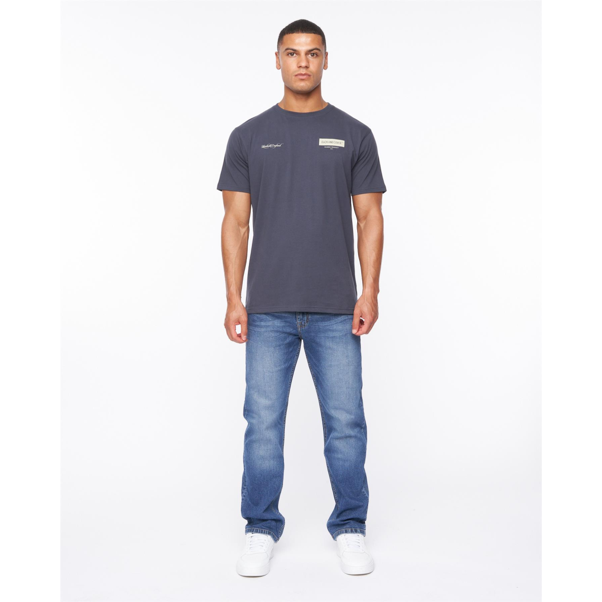 Janstar Straight Leg Jeans Stone Wash
