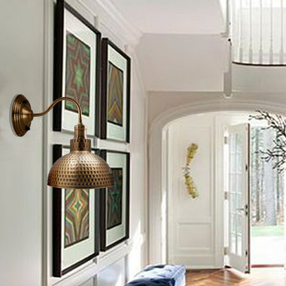 Retro Copper Wall Lights & Lamps – Antique Brass & Copper Sconces ~3678