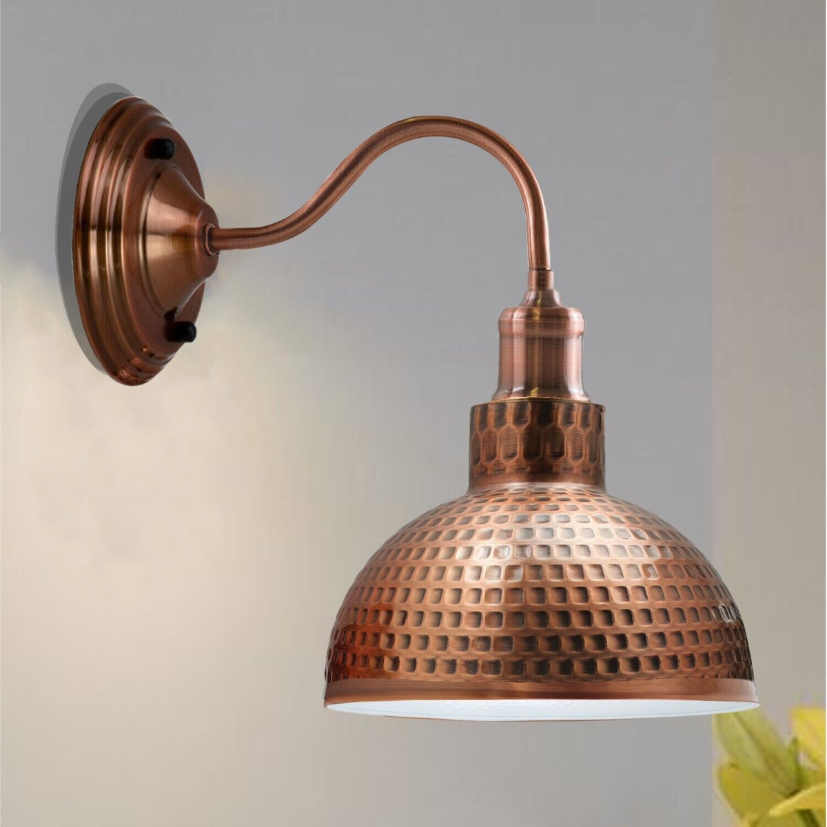 Retro Copper Wall Lights & Lamps – Antique Brass & Copper Sconces ~3678