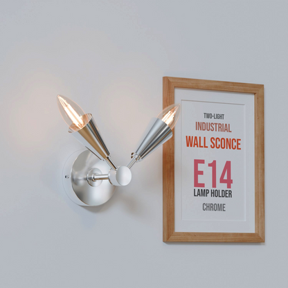 Connie 2-Light Wall Sconce LED E14 Lamp for Wall Decor-5635