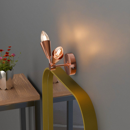 Connie 2-Light Wall Sconce LED E14 Lamp for Wall Decor-5635