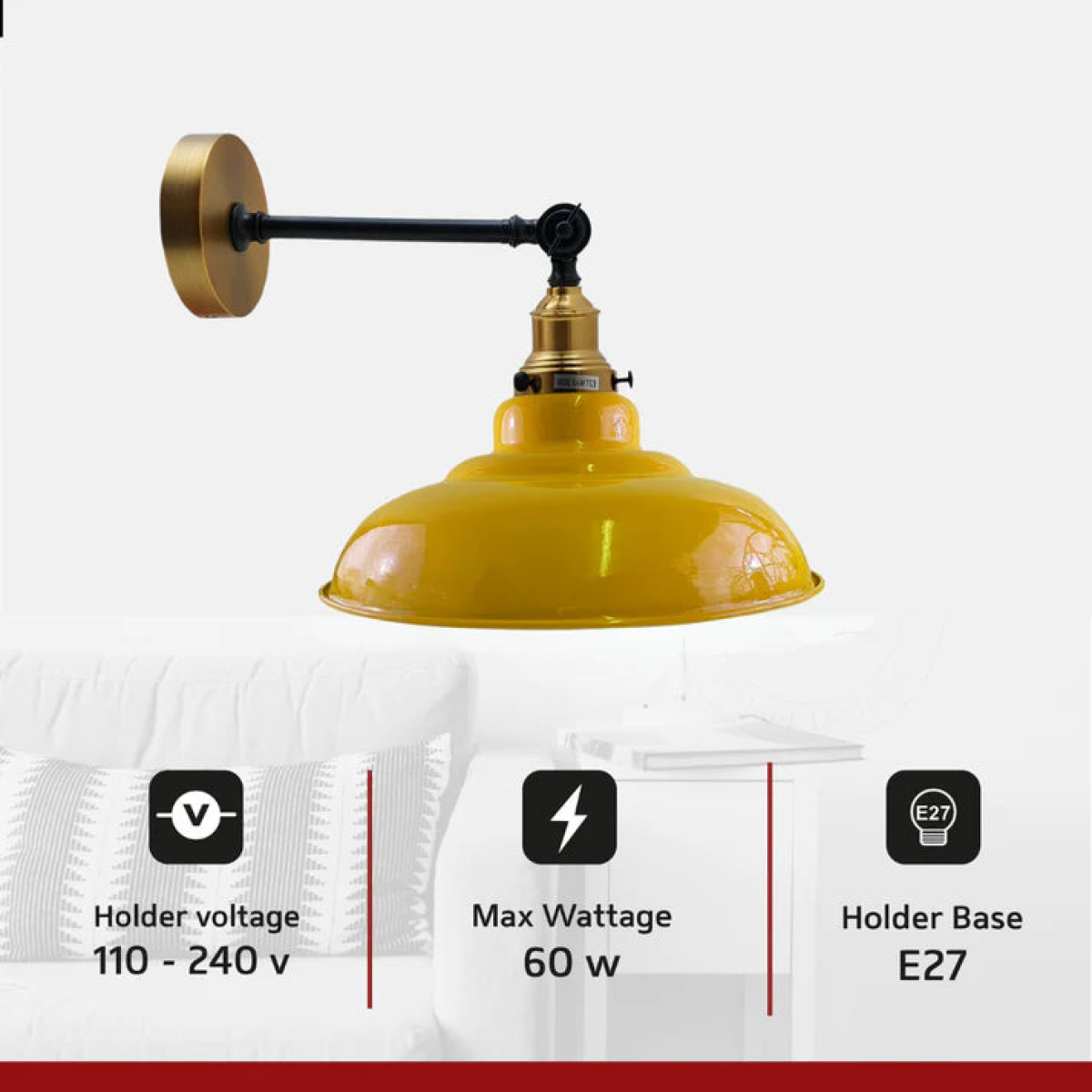 Adjustable Vintage Wall Light Industrial Style ~3464