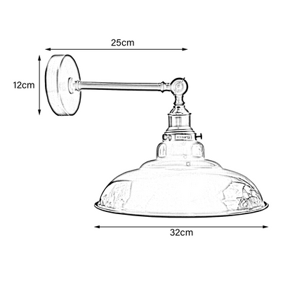 Adjustable Vintage Wall Light Industrial Style ~3464