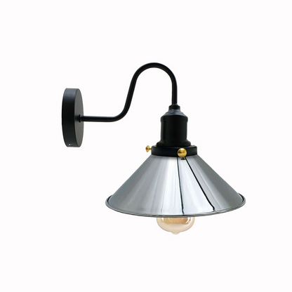 Vintage Industrial Metal Cone Shade Lighting Indoor Wall Sconce Light Fittings~3389