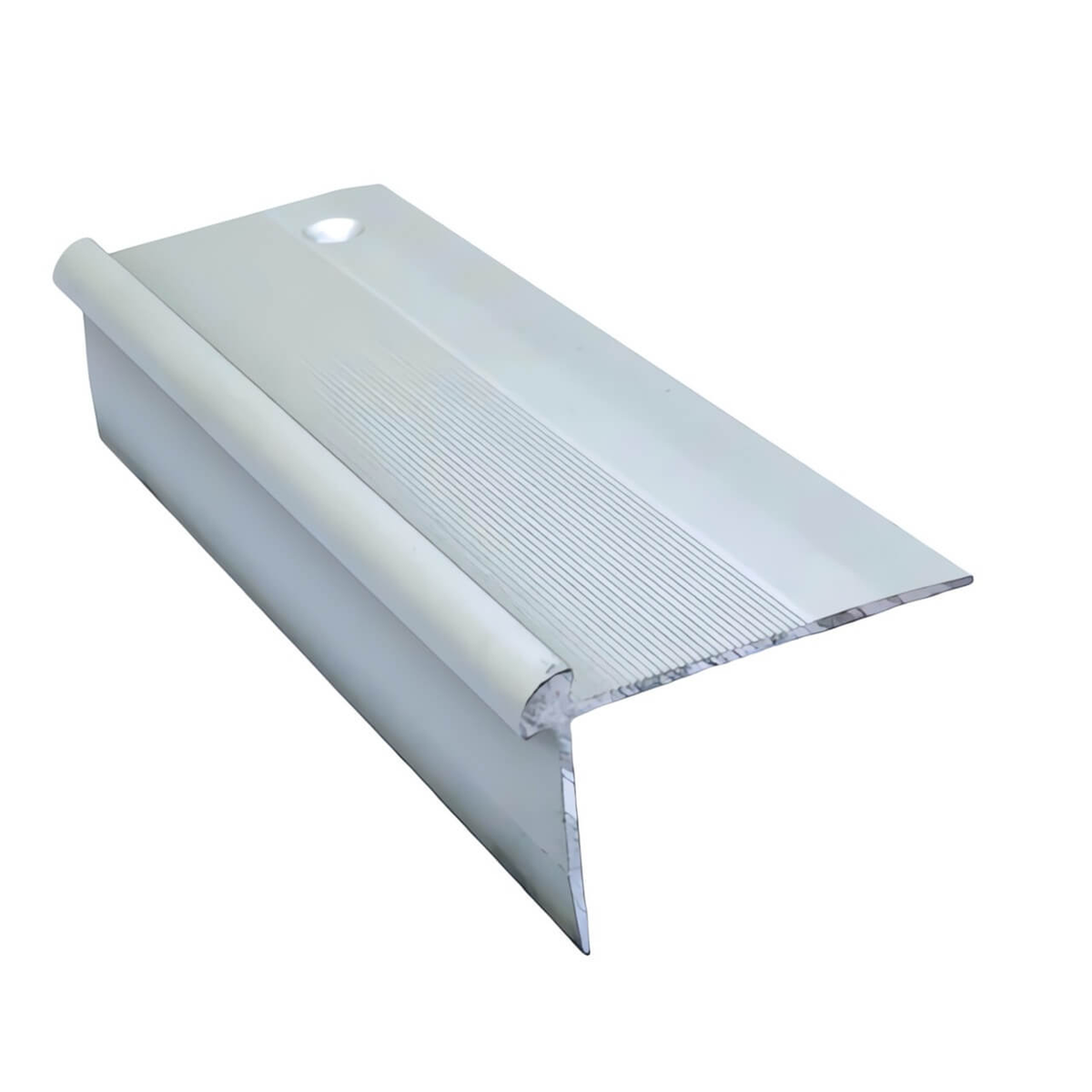Aluminium TVC 40x26mm 2.7m 1.8m 0.9m Anodised LVT Stair nosing Edge Profile For 3mm Flooring