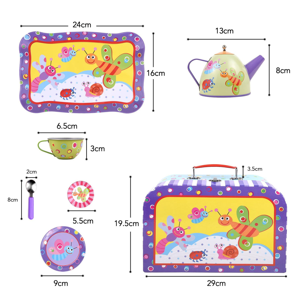SOKA TEA SET - BUGS 0009243