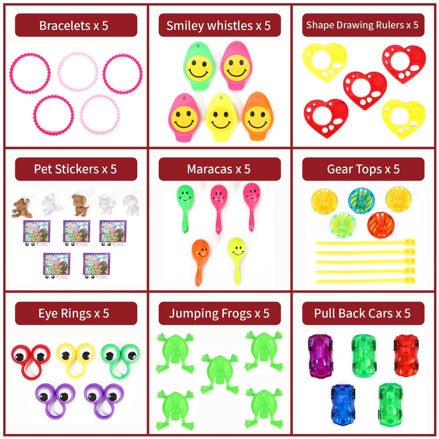 SOKA 120PCS PARTY BAG 0009349