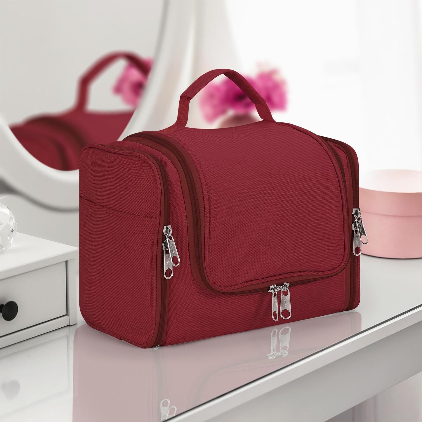 VINSANI TOILETRY BAG HOT PINK 1010180