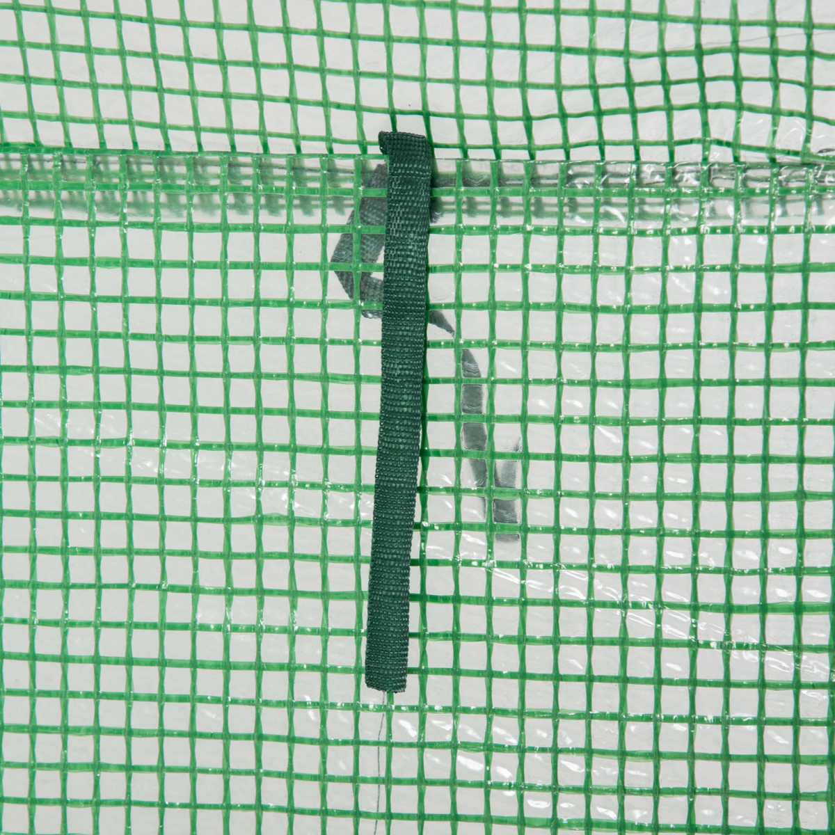 100 x 50 x 150cm Greenhouse Steel Frame PE Cover with Roll-up Door Outdoor