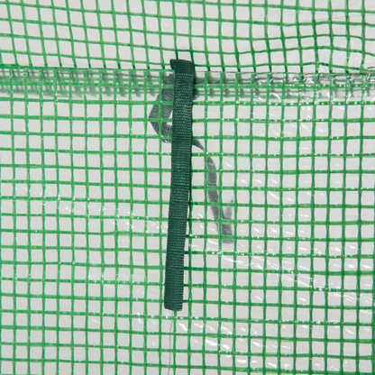 100 x 50 x 150cm Greenhouse Steel Frame PE Cover with Roll-up Door Outdoor