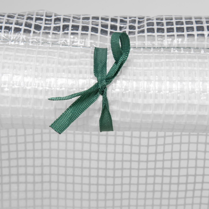 Greenhouse Steel Frame Green Plant Grow Vegetable Flower Zipper Door Cover