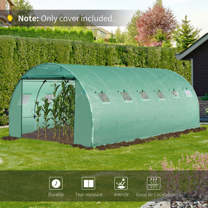 Greenhouse Replacement Cover Winter Garden PE Cover Walk-in Greenhouse
