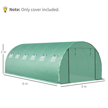 Greenhouse Replacement Cover Winter Garden PE Cover Walk-in Greenhouse