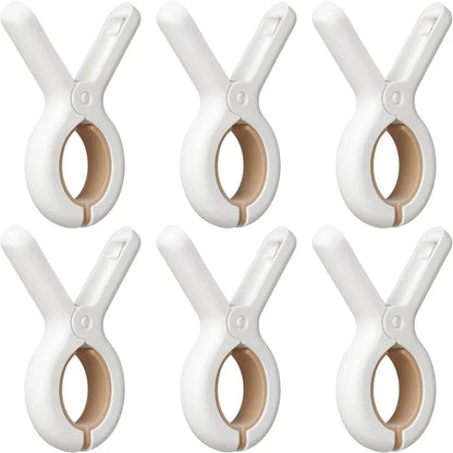 6/12Pcs Beach Towel Clips Plastic Clothespin Heavy Duty Laundry Clips to Keep Your Towel Clothes Blankets from Blowing Away