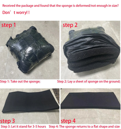 15/25/35/50PPI Bio Sponge Filter Media Pads Cut-to-fit Foam for Aquarium Fish Tanks Koi Ponds Filter Foam Sponges 1/2/3/4/5cm