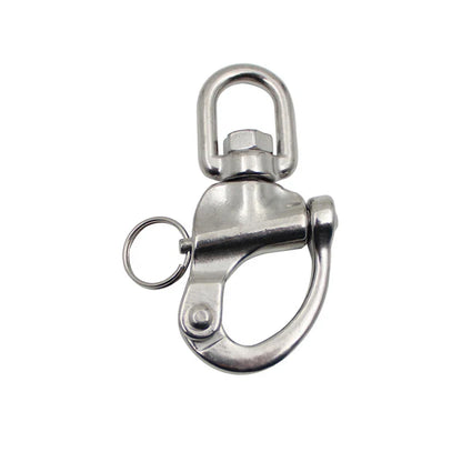 Swivel Eye Snap Shackle Quick Release Bail Rigging Sailing Boat Marine 316 Stainless Steel Clip