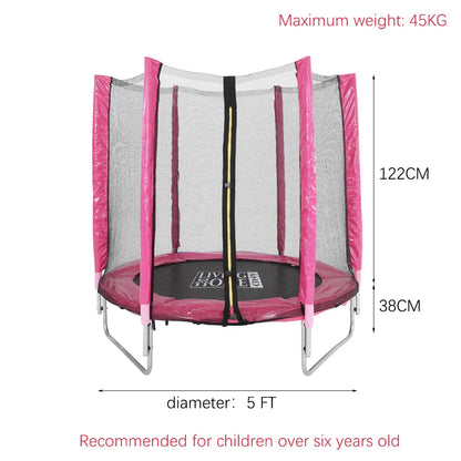 【Breeins】Outdoor Trampoline with Safety Enclosure for Kids Entertainment