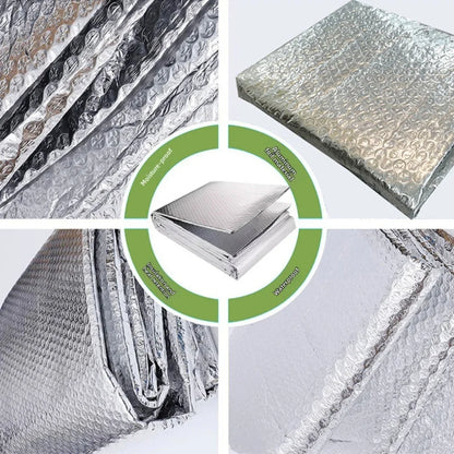 0.6m By 1.2m Radiator Aluminum Foil Insulation Sheet Double Sided Reflective Heat Barrier For Walls And Floors