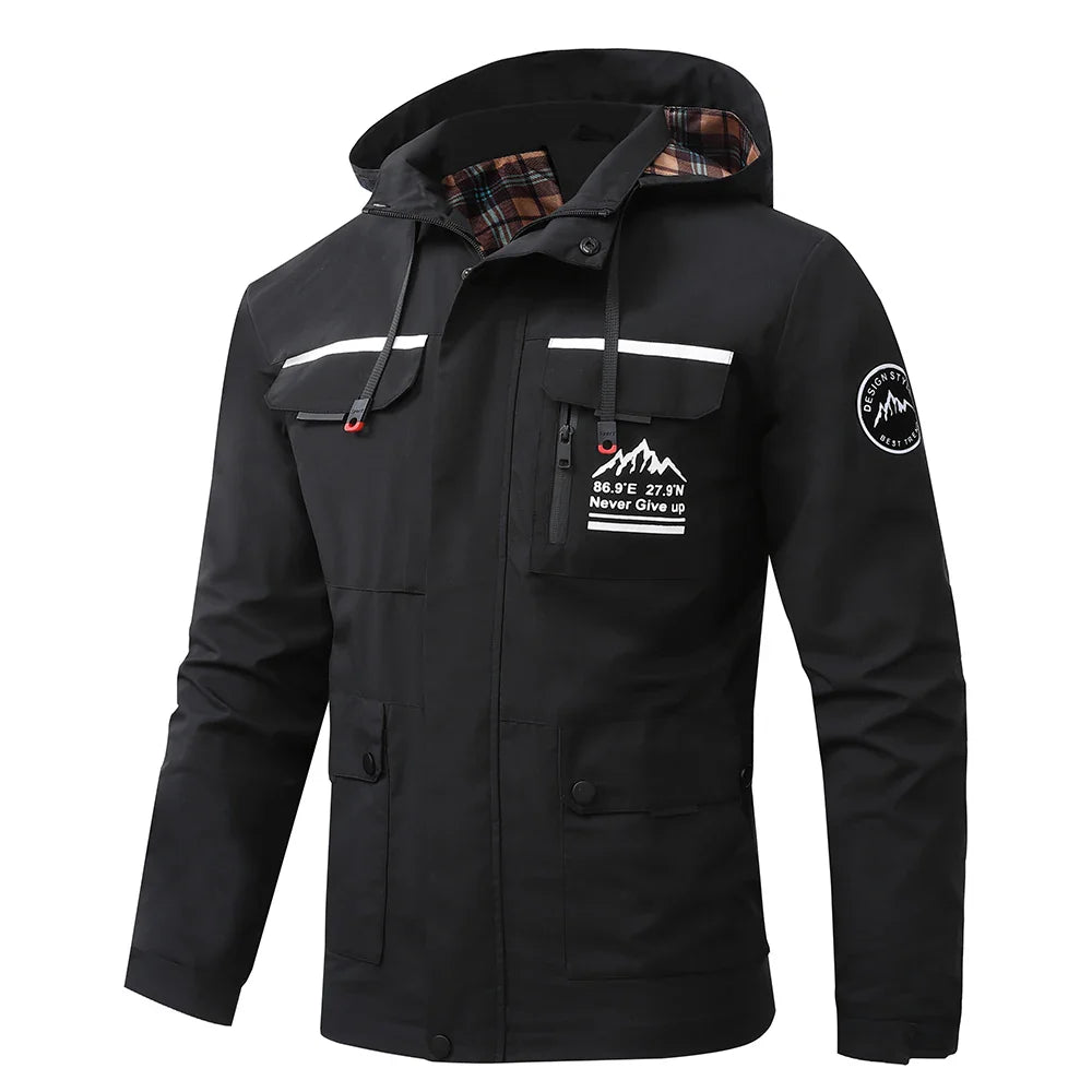 2025 Men Winte Vintage High Quality Jackets Windproof Waterproof Coats Parkas Male Brand solid Casual Thick Warm Jackets