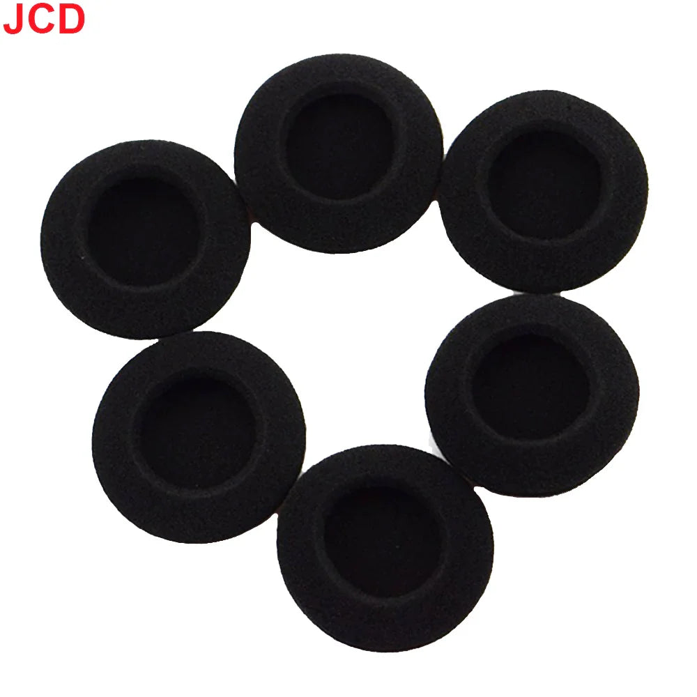 10pc Thickened Foam Ear Pads For Headphones Sponge Replacement Cushions Covers Earphones Case 35mm 40mm 50mm 55mm 60mm 70mm 75mm