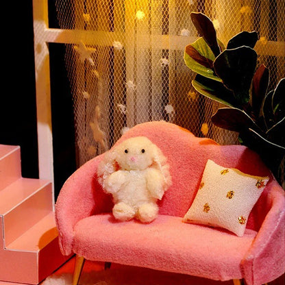 DIY Doll Houses Kits 3D Wooden Puzzles Mini Doll House Assembly Building Furniture Handmade Toys For Kids Birthday Gifts