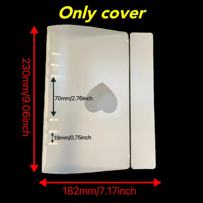 A5 Binder Photocards Cover Kpop Loose-leaf Collect Book Photo Cards Album Storage Book Stationery Birthday Gifts 포토카드 바인더