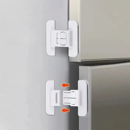 2/5Pcs Baby Safety Refrigerator Lock Cabinet Door Locker Buckle Home Kids Security Protection Anti-Open Water Dispenser Locks