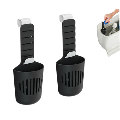 Silicone Toilet Tank Tablet Holder Versatile Toilet Bowl Hanging Cleaner and Deodorizer Hanger