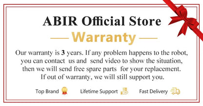 Robot Window cleaner ABIR WD8,Dual Water Spray,Smart Memory,High Vacuum Suction, Laser Sensor, Home Wall Glass Cleaning Robot