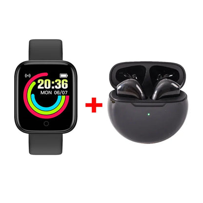D20 Smart Watch Sport Fitness Tracker Pedometer Smartwatch for Men Women Digital Wristwatch Y68 Pro6 Gift