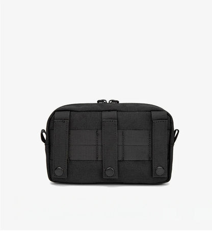 Tactical Molle Horizontal Admin Pouch with Front Drawstring Pocket EMT Pouch EDC Utility Orgaznier Bag Hunting Fanny Pack