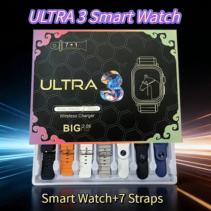 DT900 Smart Watch 7in1 Watch Music Bluetooth Call Game Health and Fitness Wireless Charging Waterproof sports watch men women