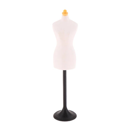 1/6 Doll Mannequin Coat Hanger Dollhouse Doll Skirt Support Wedding Mannequin Stand Humanoid Model Toy Doll Gown Display Form