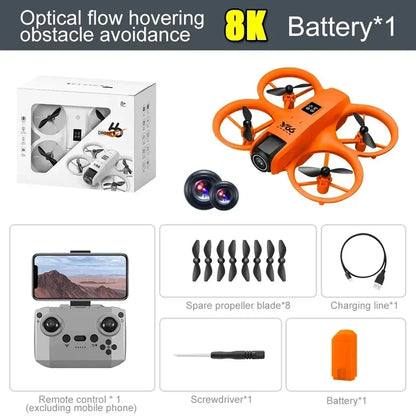 Lenovo V66 Mini Drone | 4K HD Camera, WiFi FPV, Obstacle Avoidance, Pocket-Sized RC Helicopter & Quadcopter