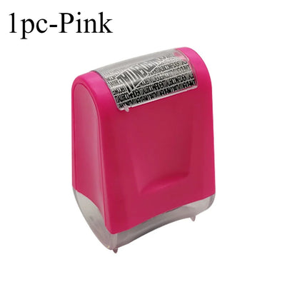Stamp Roller Anti-Theft Protection ID Seal Smear Privacy Confidential Data Guard Information Data Identity Address Blocker