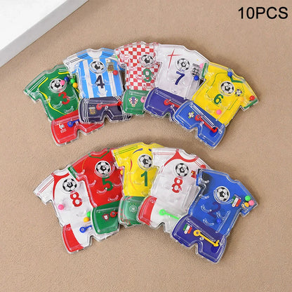 Soccer Party Favors Football Theme Bracelets Keychain Pin Ball Maze Game Toys Kids Birthday Party Pinata Fillers Christmas Gift