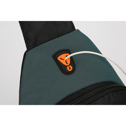 Men's leisure outdoor hiking bike shoulder bag, waterproof sports crossbody bag, travel backpack, men's chest bag, shoulder bag