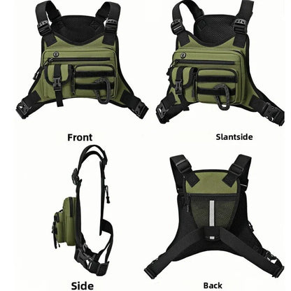 Outdoor Tactical Vest Multi-Functional Waterproof Wear-resistant Vest Backpack Men's Tactical Chest Bag for Hunting