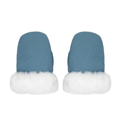 Stroller Gloves 1 Pair Winter Windproof Warm Cute Bear Brown Style Universal Prams Gloves Waterproof Baby Stroller Accessories