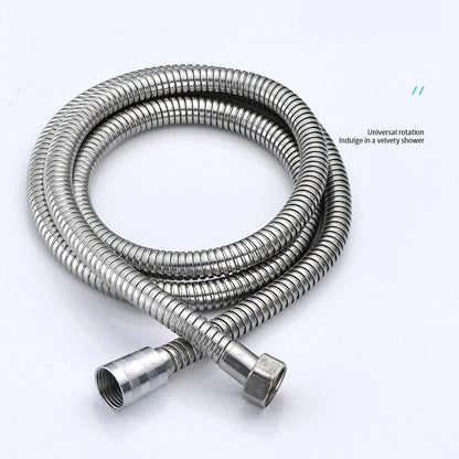 SUS 304 Stainless Steel Bathroom Handheld Shower Head High Pressure Water Saving Sprayer Nozzle Supercharged Rainfall Showerhead