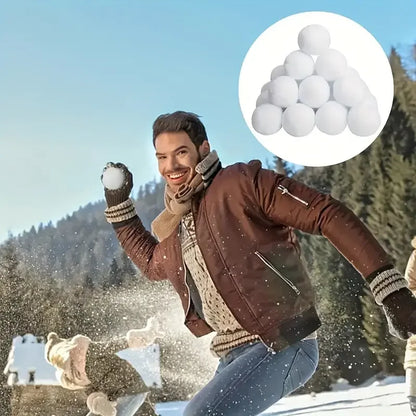 30Pcs Soft Fake Snow Balls White Plush Snow Balls Pendant Winter Indoor Outdoor Ornaments Christmas Party Home Decor